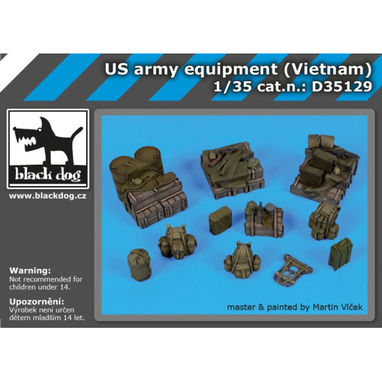 Black Dog D35129 1/35 US army equipment (Vietnam)