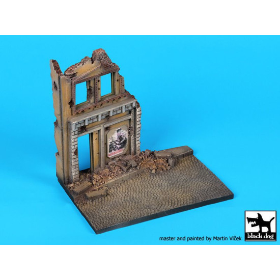 Black Dog D48001 1/48 House ruin base