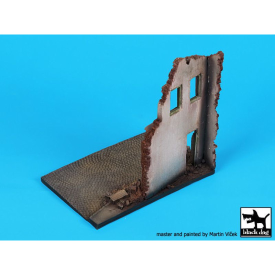 Black Dog D48001 1/48 House ruin base