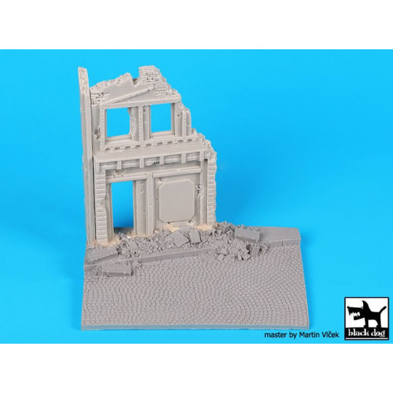 Black Dog D48001 1/48 House ruin base