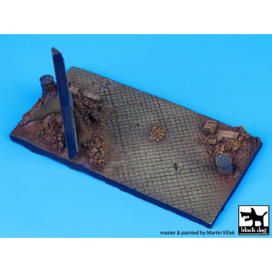 Black Dog D72001 1/72 Cobblestone street (130x70 mm)