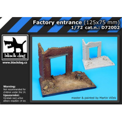 Black Dog D72002 1/72 Factory entrance (125x75 mm)