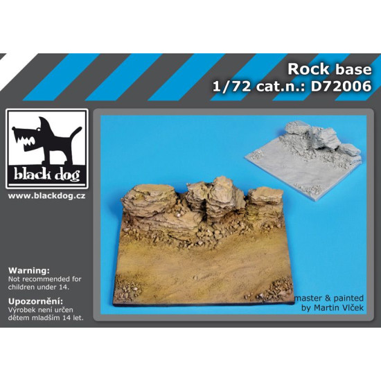 Black Dog D72006 1/72 Rock base