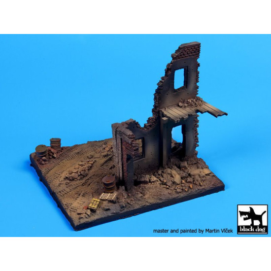 Black Dog D72009 1/72 House ruin Europe base