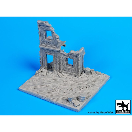 Black Dog D72009 1/72 House ruin Europe base