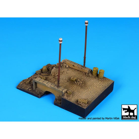 Black Dog D72012 1/72 Destroyed bridge base