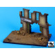 Black Dog D72014 1/72 Street with house ruin base
