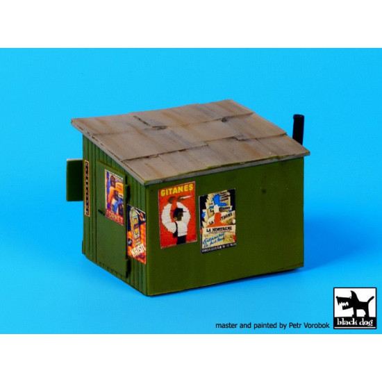 Black Dog D72015 1/72 Kiosk- tobacco/ news paper