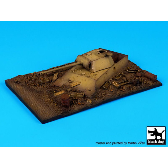 Black Dog D72019 1/72 Destroyed Panther base
