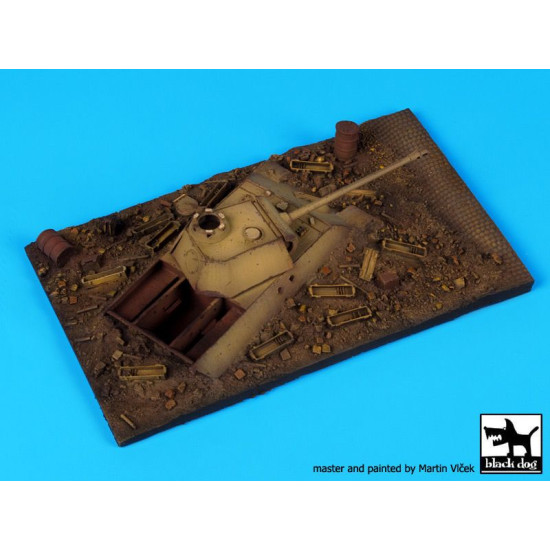 Black Dog D72019 1/72 Destroyed Panther base