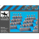 Black Dog D72020 1/72 Human Sculls 56 pcs