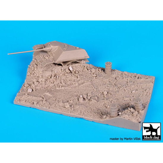 Black Dog D72021 1/72 Destroyed Jagdpanzer base
