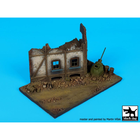 Black Dog D72023 1/72 Street with house ruin N