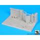 Black Dog D72024 1/72 Wall with gate base