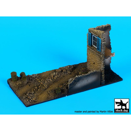 Black Dog D72029 1/72 Ruined house italy base