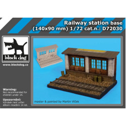 Black Dog D72030 1/72 Railway station base