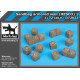 Black Dog D72032 1/72 Sandbag armored wall (HESCO) 1