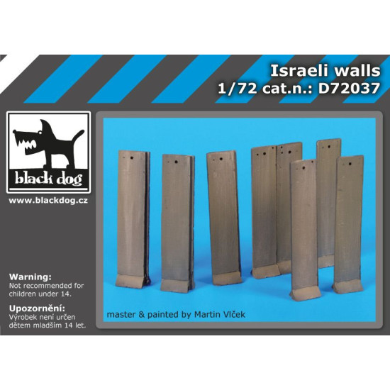 Black Dog D72037 1/72 Israeli walls