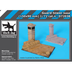 Black Dog D72038 1/72 Guard tower base