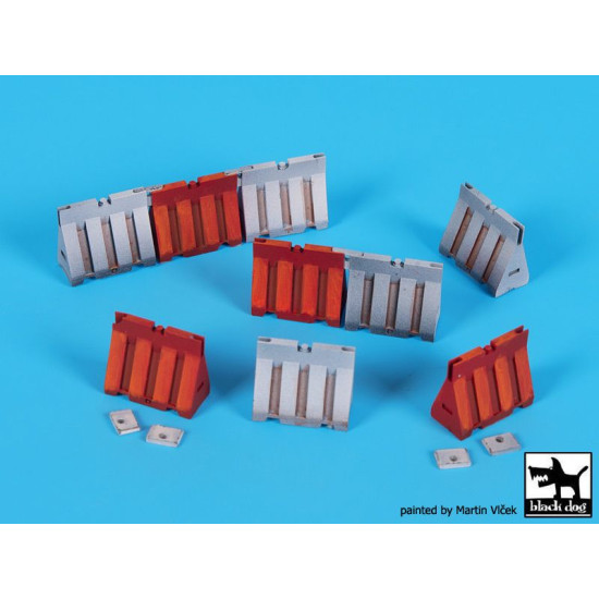 Black Dog D72040 1/72 Plastic roadblocks Black Dog D72040 1/72 Plastic roadblocks