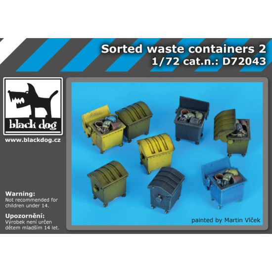 Black Dog D72043 172 Sorted waste containers Black Dog D72043 172 Sorted waste containers