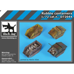 Black Dog D72044 1/72 Rubble containers