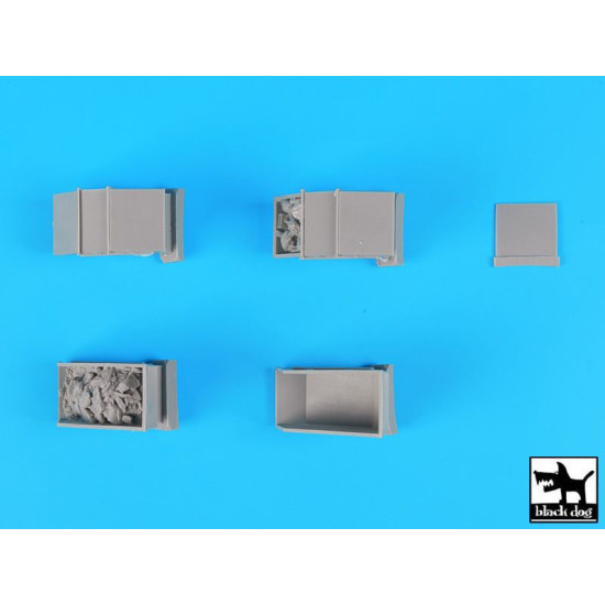 Black Dog D72044 1/72 Rubble containers Black Dog D72044 1/72 Rubble containers