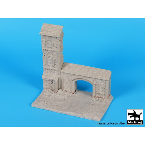 Black Dog D72046 172 House with gate base