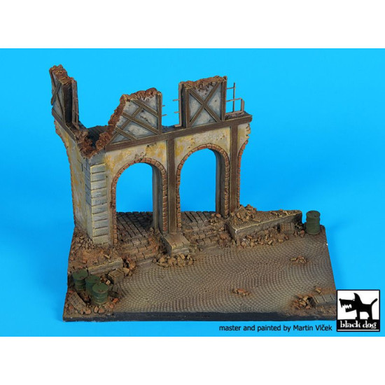 Black Dog D72048 172 House ruin Europe #2 base