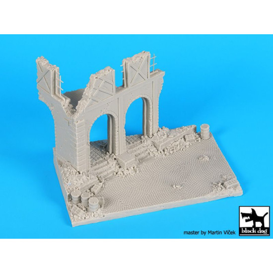 Black Dog D72048 172 House ruin Europe #2 base