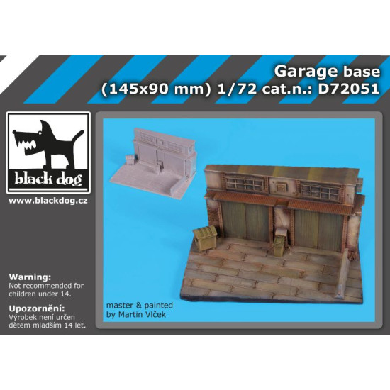 Black Dog D72051 1/72 Garage base Black Dog D72051 1/72 Garage base