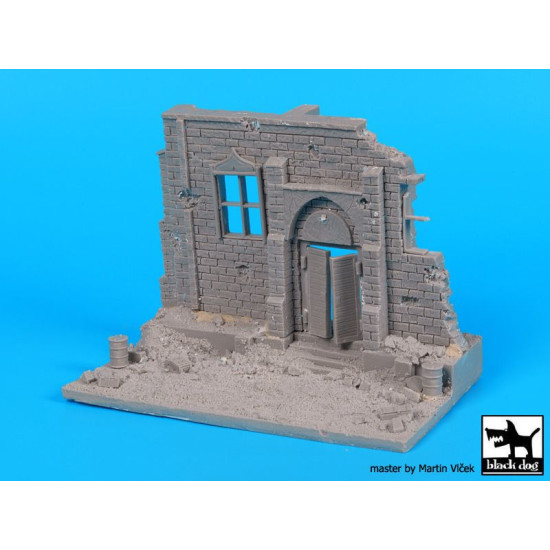 Black Dog D72053 1/72 Street with house ruin N Black Dog D72053 1/72 Street with house ruin N