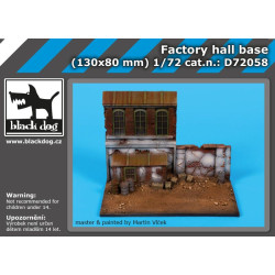 Black Dog D72058 1/72 Factory hall base