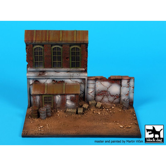 Black Dog D72058 1/72 Factory hall base