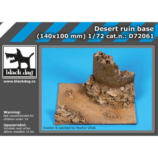 Black Dog D72061 1/72 Desert ruin base
