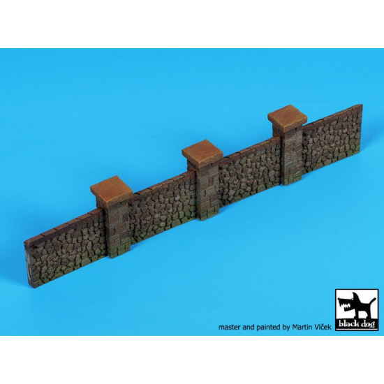 Black Dog D72062 1/72 Stone fence