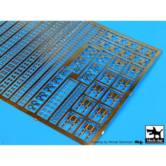 Black Dog E35001 1/35 Fasteners and buckles