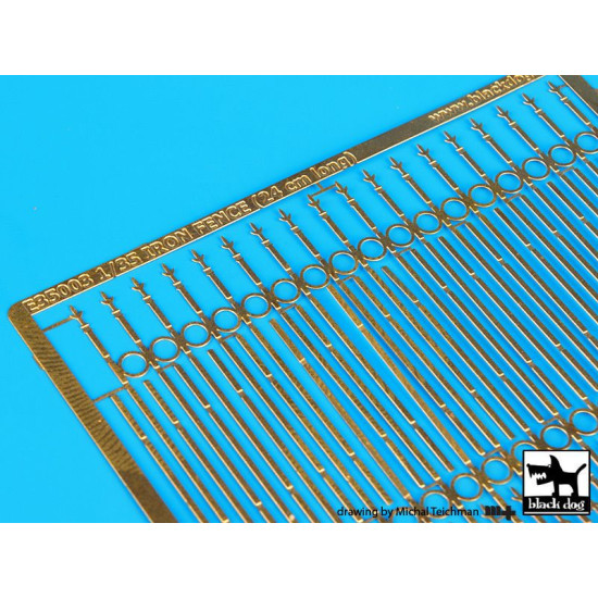 Black Dog E35003 1/35 Iron railing