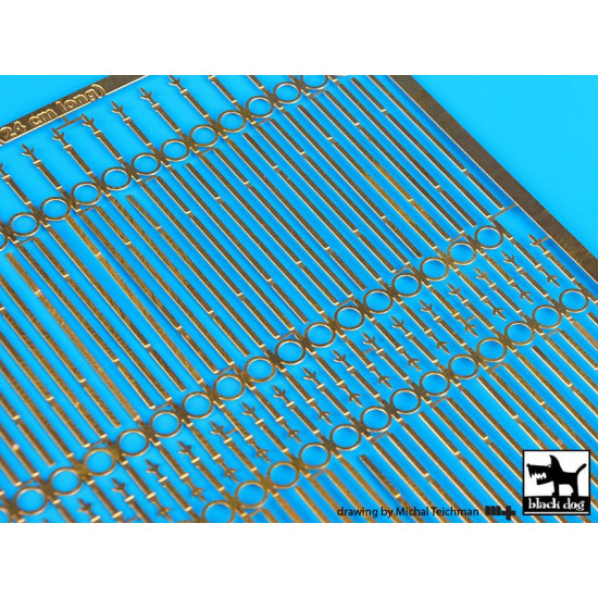 Black Dog E35003 1/35 Iron railing
