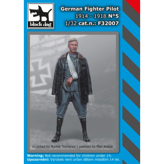 Black Dog F32007 1/32 German Fighter Pilot #5 1914-1918