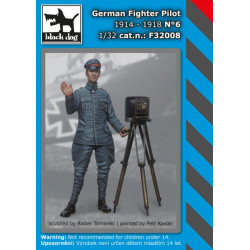 Black Dog F32008 1/32 German Fighter Pilot #6 1914-1918