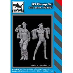 Black Dog F32027 1/32 US Pin Up set