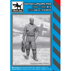 Black Dog F32031 1/32 German Luftwaffe pilot #1 1940-1945