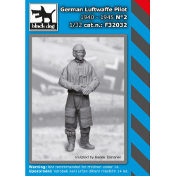 Black Dog F32032 1/32 German Luftwaffe pilot #2 1940-1945