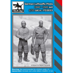 Black Dog F32033 1/32 German Luftwaffe pilots set 1940-1945