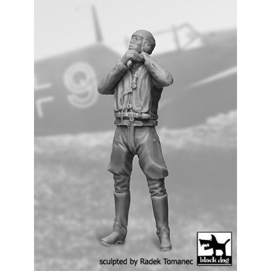 Black Dog F32040 1/32 German Luftwaffe pilot #3 1940-1945