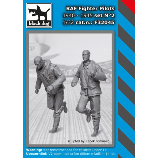 Black Dog F32045 1/32 RAF Fighter pilots set #2