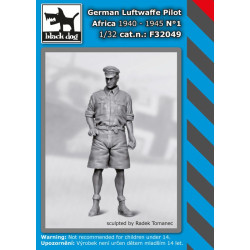 Black Dog F32049 1/32 German Luftwaffe pilot Africa 1940-1945 #1