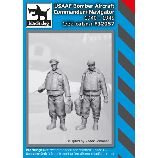 Black Dog F32057 1/32 USAAF Bomber Aircraft Commander+Navigator 1940-45