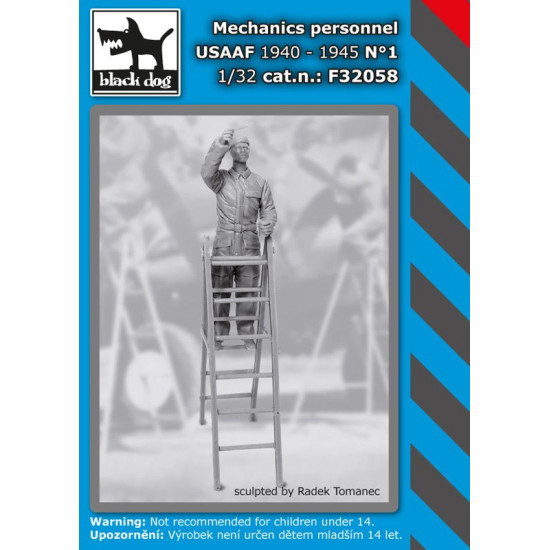 Black Dog F32058 1/32 Mechanics personnel USAAF 1940-45 #1